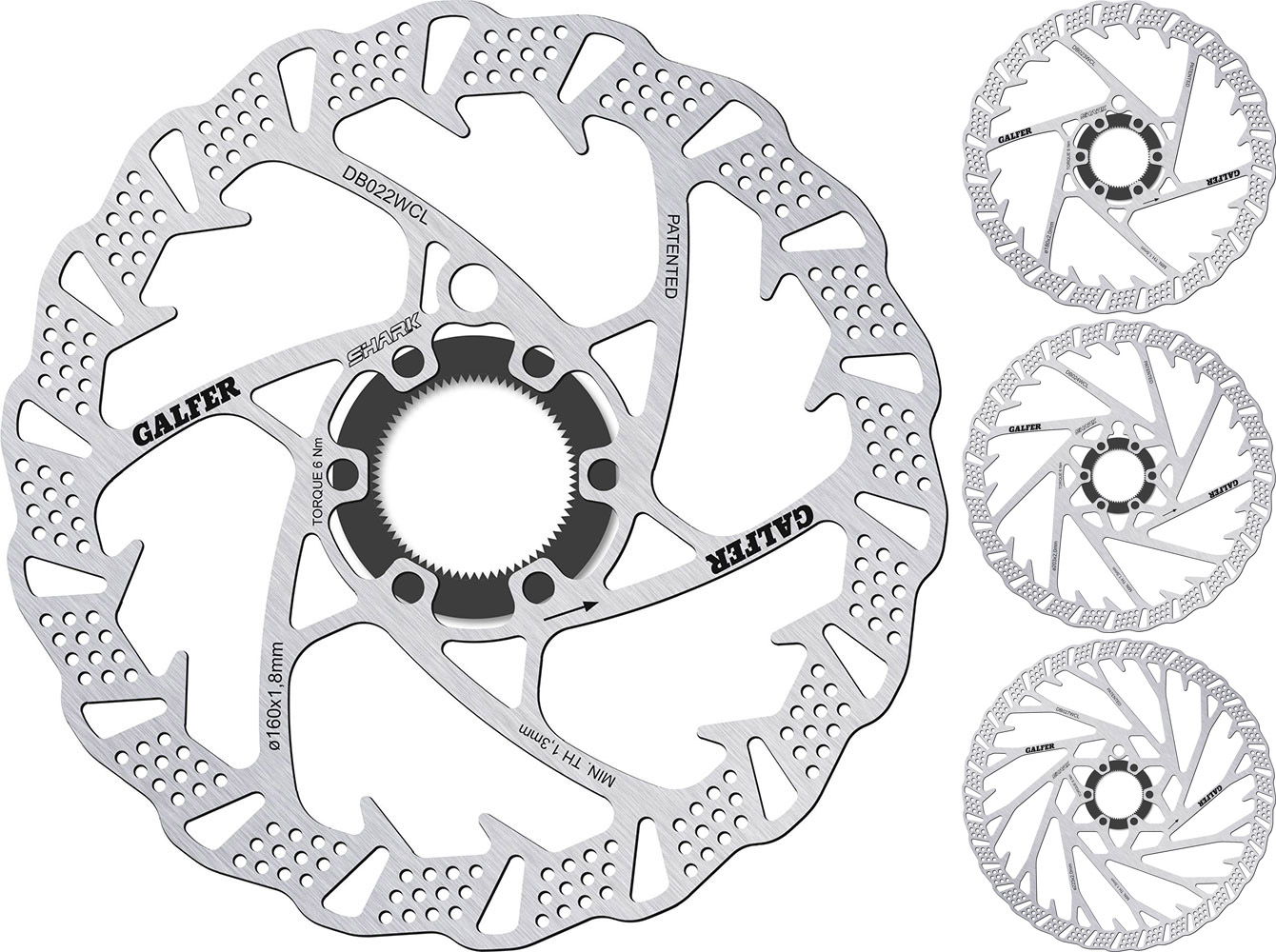 Galfer Bike SHARK® MTB Centerlock Disc Rotor