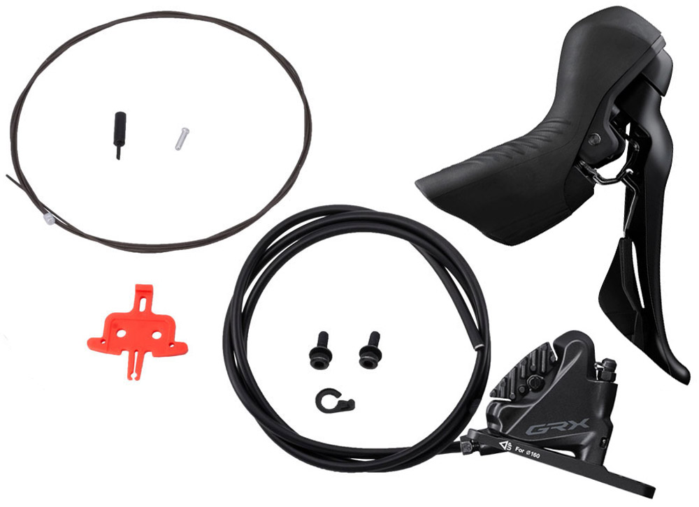 Shimano GRX ST-RX610+BR-RX400 2-speed Disc Brake 1000mm front