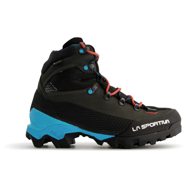 botas la sportiva aequilibrium lt woman gtx black/hibiscu