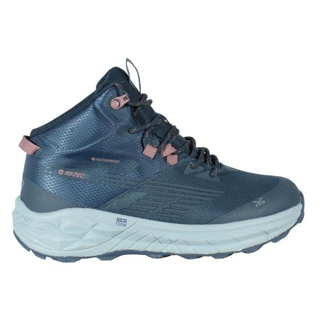 hi-tec fuse trail mid waterproof wmn stratified