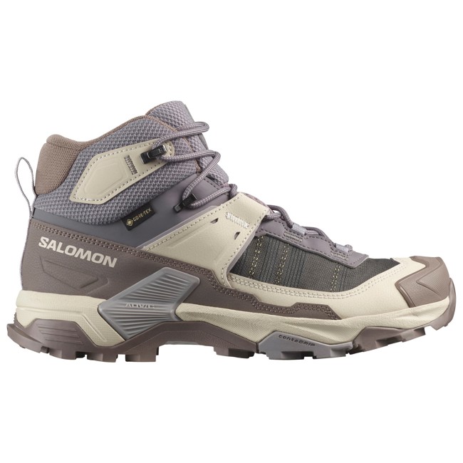 botas salomon x ultra 5 mid gtx w excalibur/iron/gull