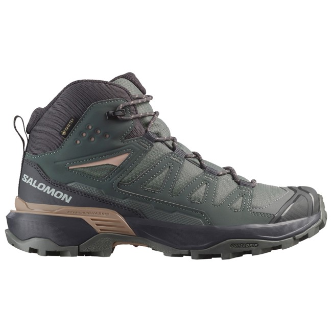 botas salomon x ultra 360 mid gtx w sedona sage/urban