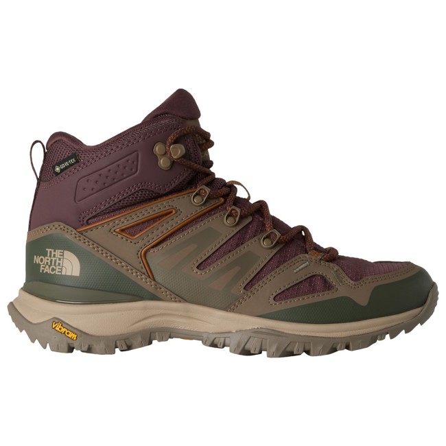 botas the north face w hedgehog mid gore-tex tawny quartz/n