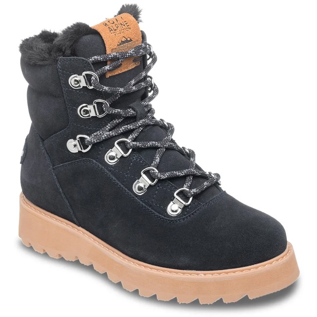 botas roxy bradie black/camel