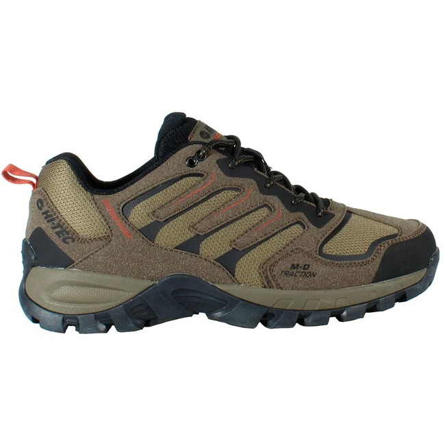 sapatos de caminhada hi-tec cervus low waterproof chocolate