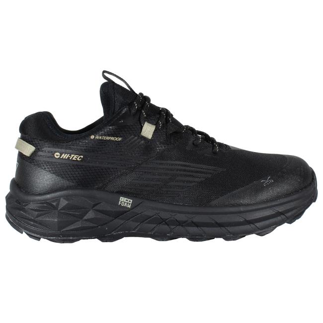 hi-tec fuse trail low waterproof black/dune