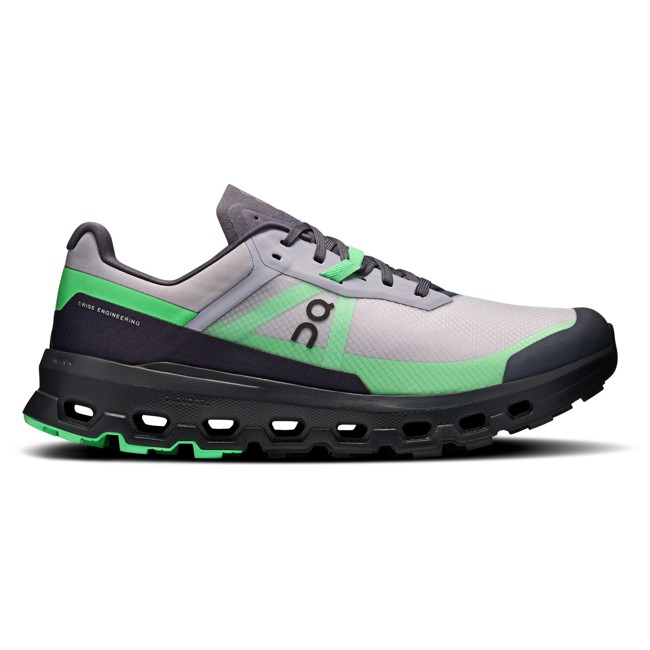 sapatos de caminhada on running cloudvista 2 lilac black