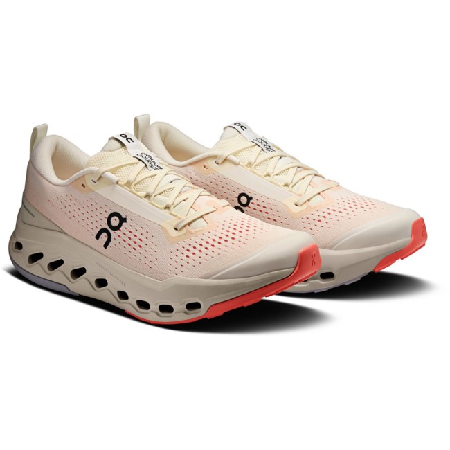 sapatos de caminhada on running cloudsurfer trail 2 ivory ghost