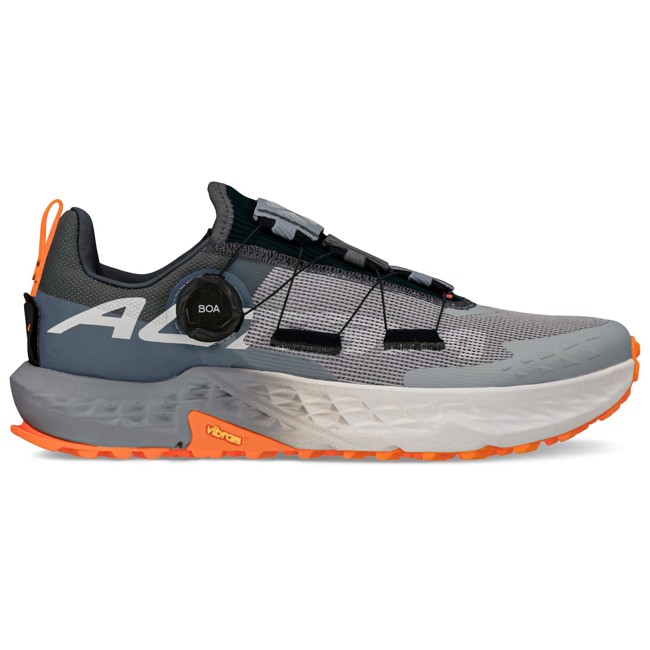 sapatos de caminhada altra timp 5 boa gray/orange