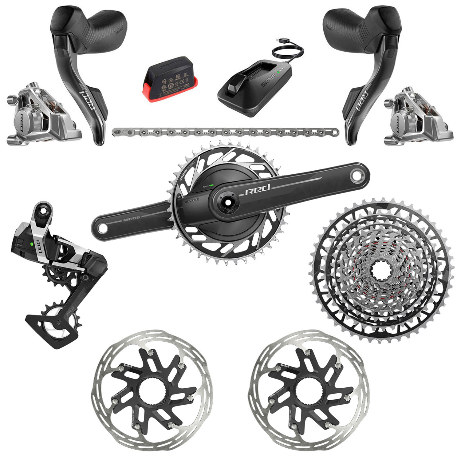 SRAM Red E1 XPLR AXS XDR 13-speed 42T Power Meter Group