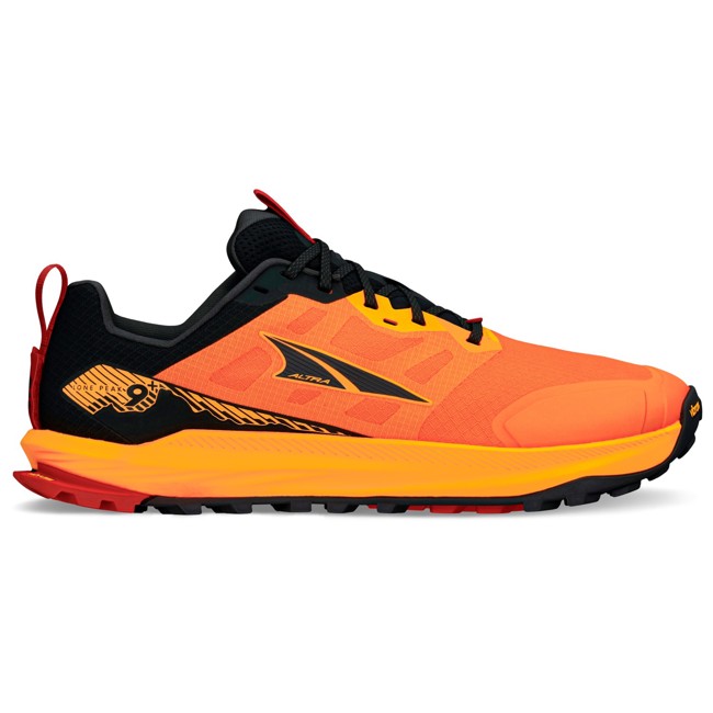 sapatos de caminhada altra lone peak 9+ orange/black