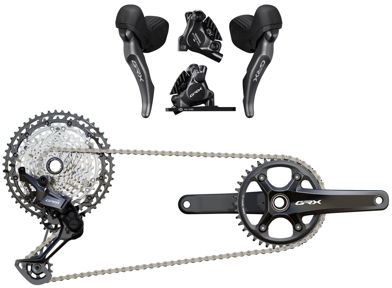 Shimano GRX RX820 1x12-speed Group Disc