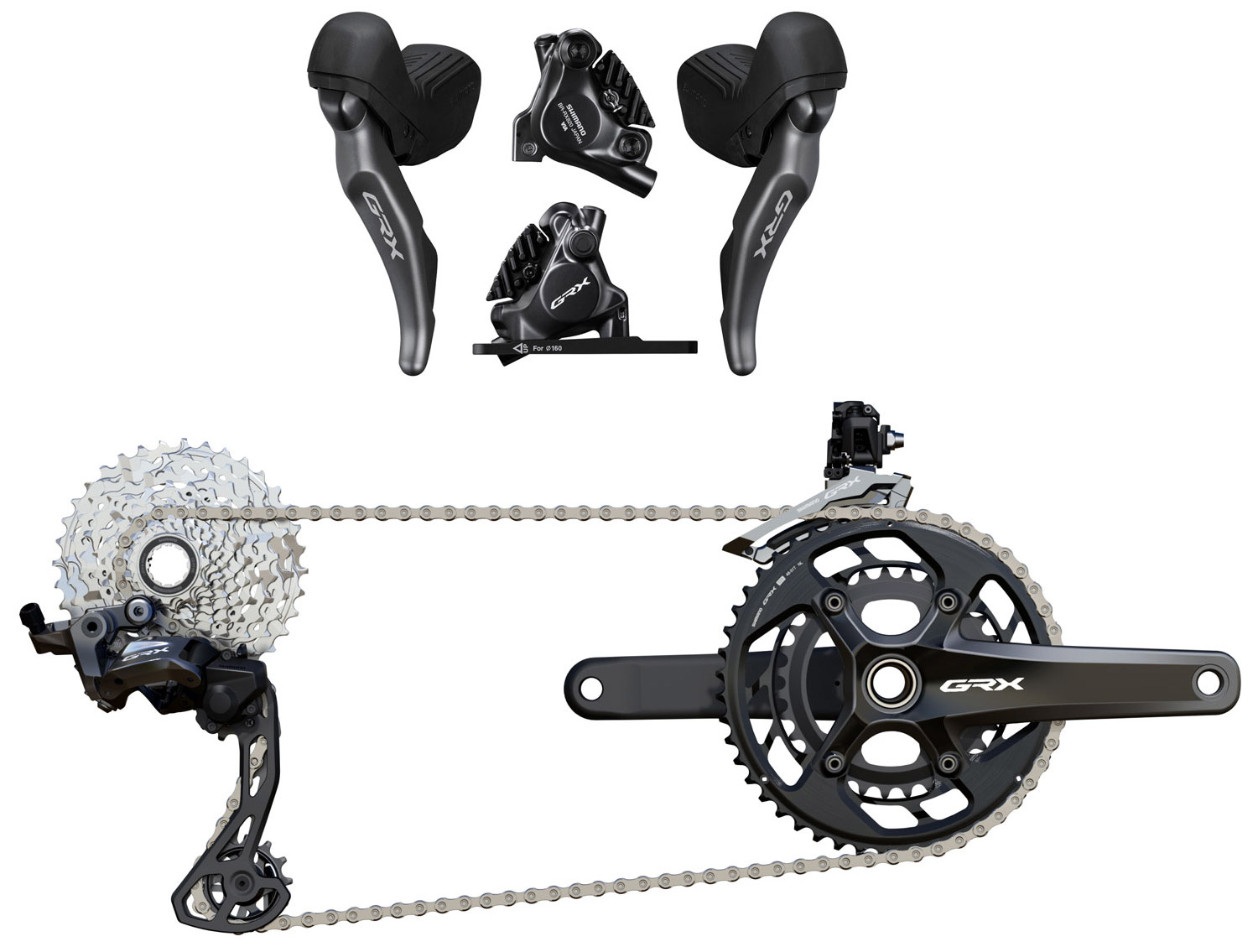 Shimano GRX RX820 2x12-speed Group Disc