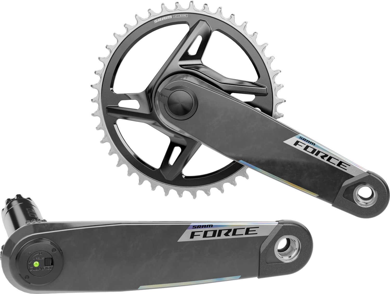 SRAM Force XPLR AXS Powermeter E1 DUB WIDE 1x13-speed Carbon Crank 42T