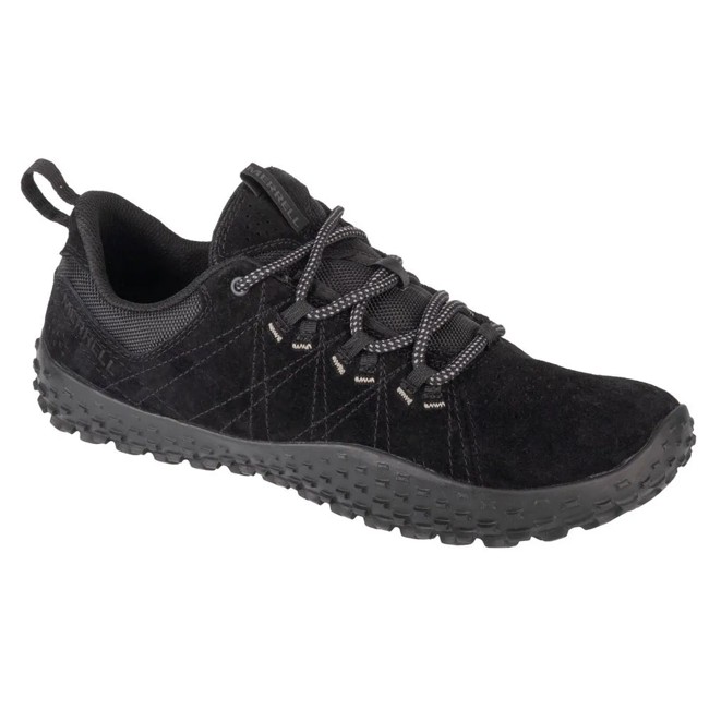 sapatos de caminhada merrell wrapt black/black