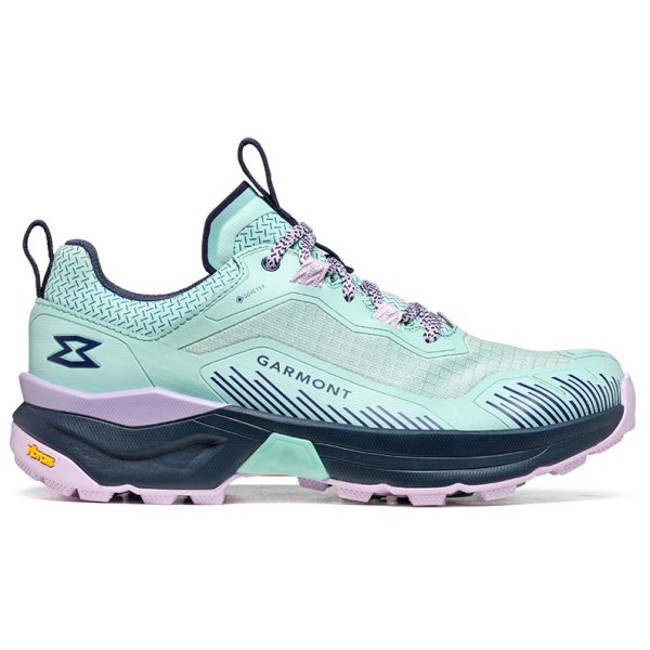 sapatos de caminhada garmont 9.81 engage gtx ws surf blue/orch