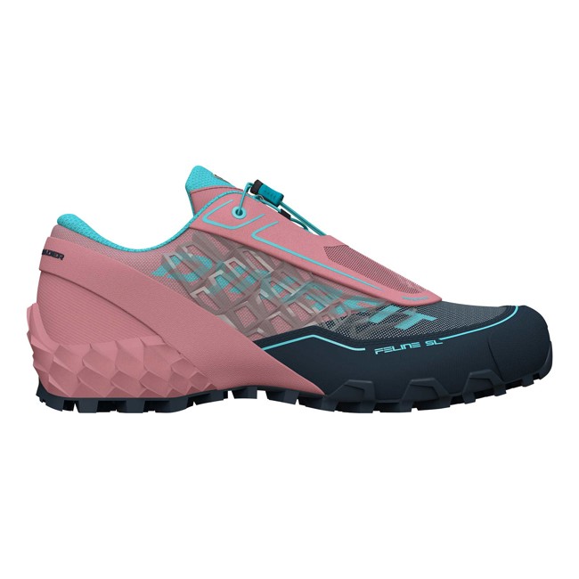 sapatos de caminhada dynafit feline sl w blueberry/mokarosa