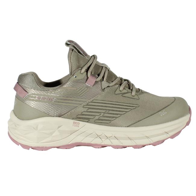 hi-tec fuse trail low waterproof wmn brindle/bu