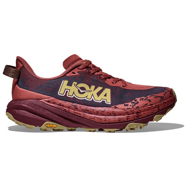 sapatos de caminhada hoka speedgoat 6 ws rouge/black