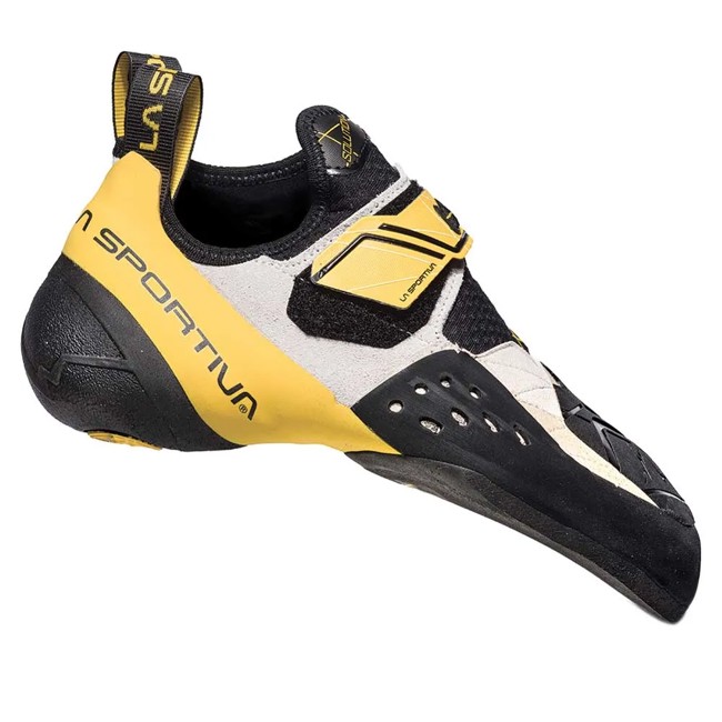 sapatilhas de escalada la sportiva solution white/yellow '25