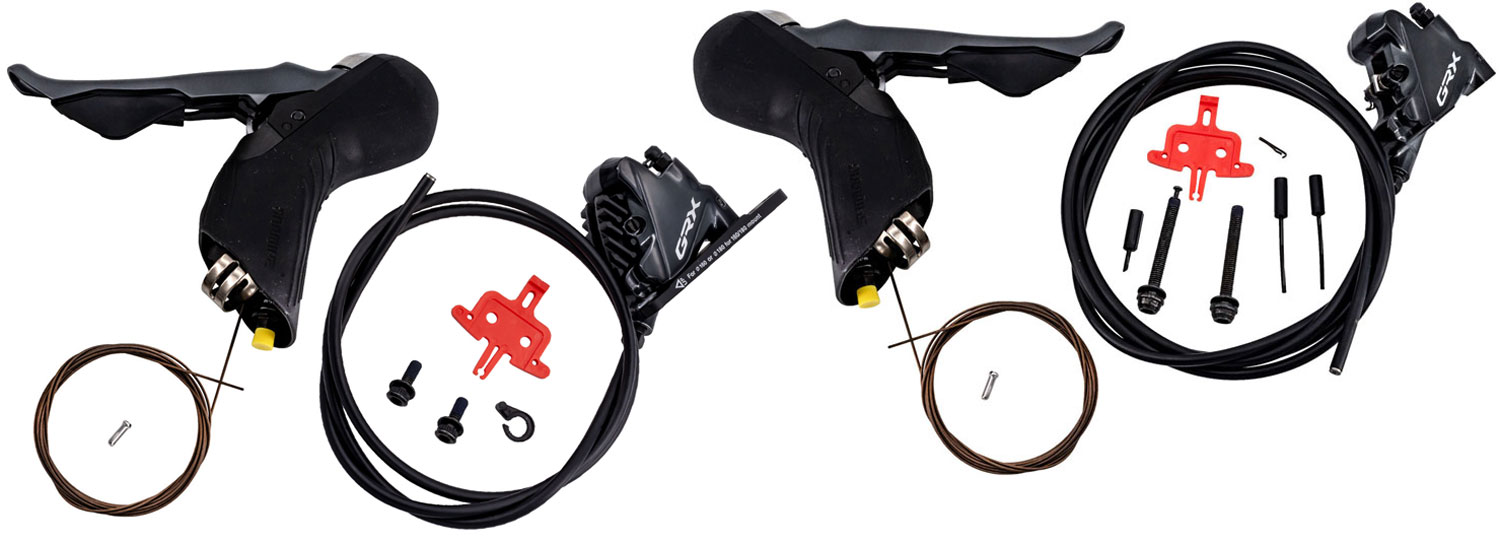 Shimano GRX ST-RX810+BR-RX810 2x11-speed Disc Brake Set J-Kit | Flat-Mount (25mm)