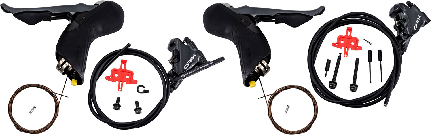 Shimano GRX ST-RX810+BR-RX810 2x11-speed Disc Brake Set J-Kit | Flat-Mount (25mm)