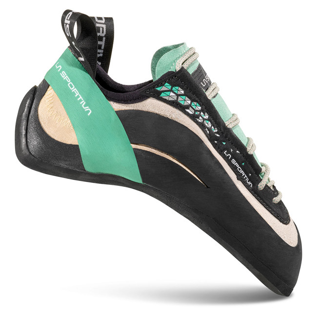 sapatilhas de escalada la sportiva miura woman white/jade green '25