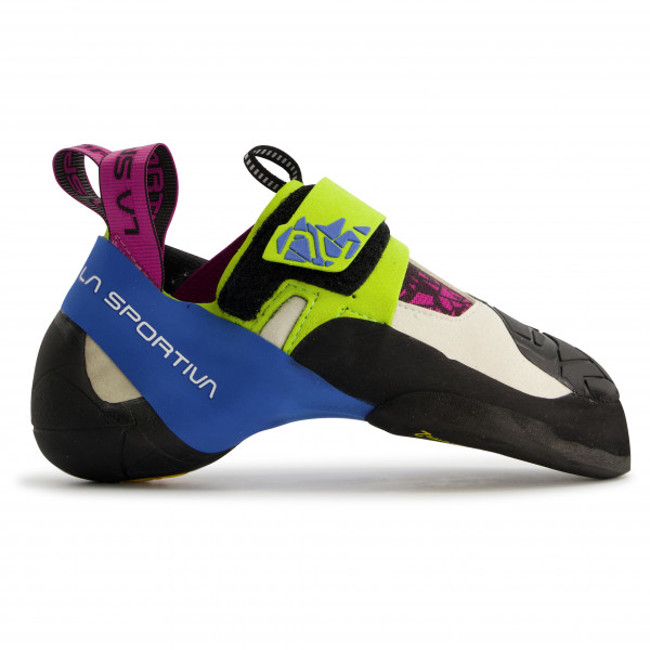 sapatilhas de escalada la sportiva skwama woman apple green/cobalt blue '25