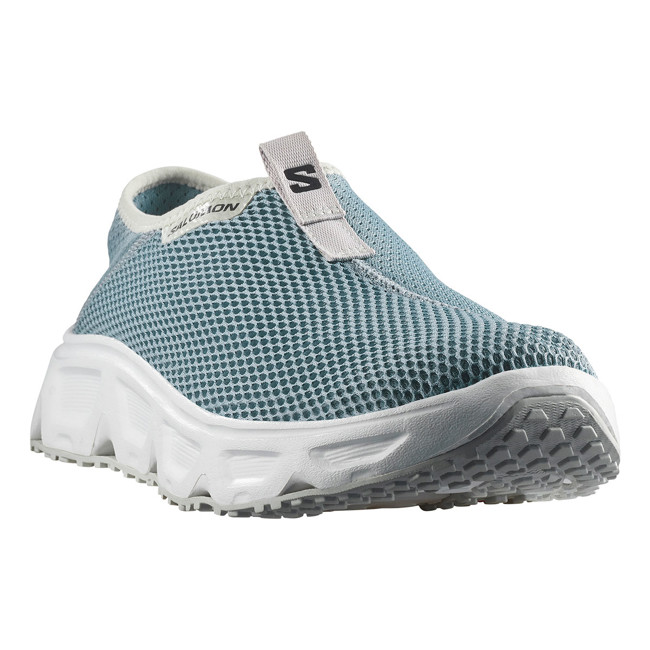 sapatos de caminhada salomon reelax moc 6.0 trooper/wht/lunroc