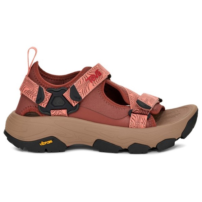 sandálias teva grandview maxws mahogany/bloom