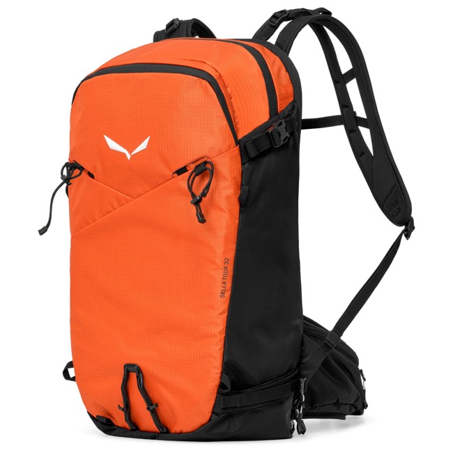 mochila salewa sella tour 32l burnt orange/black out