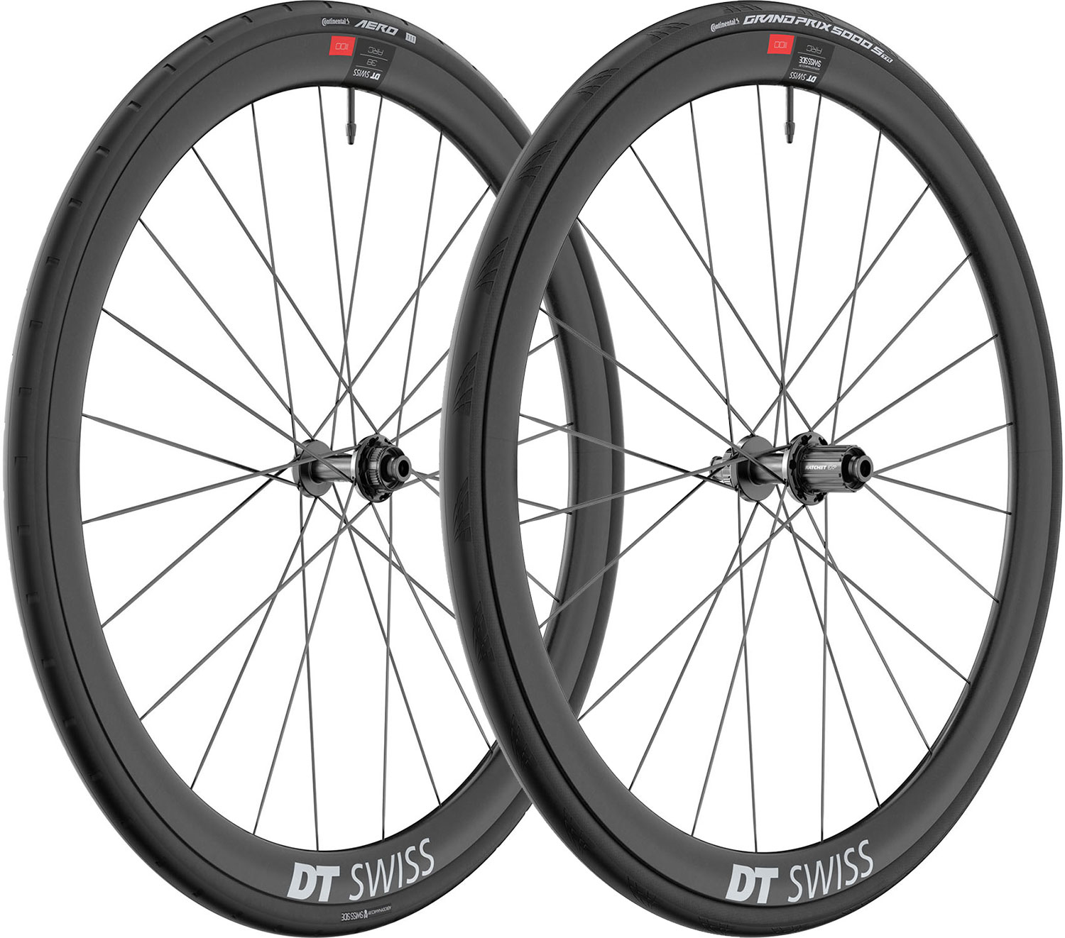 DT Swiss ARC 1100 Dicut® WTS 38 Disc CL Shimano HG Carbon Wheelset