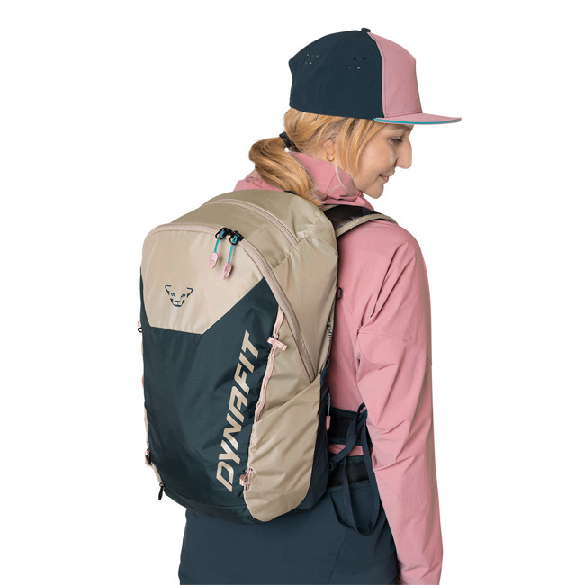 mochila dynafit transalper 22 w rock khaki/blueberry