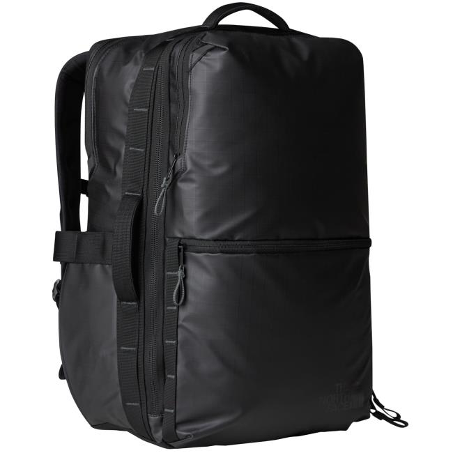 the north face base camp voyager travel pack black/grey