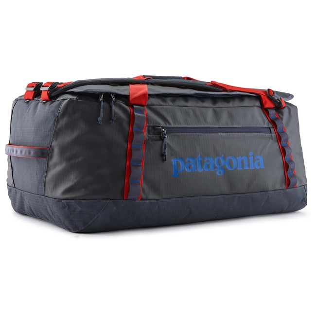 bolsa patagonia hole duffel 70l blue/amanita red