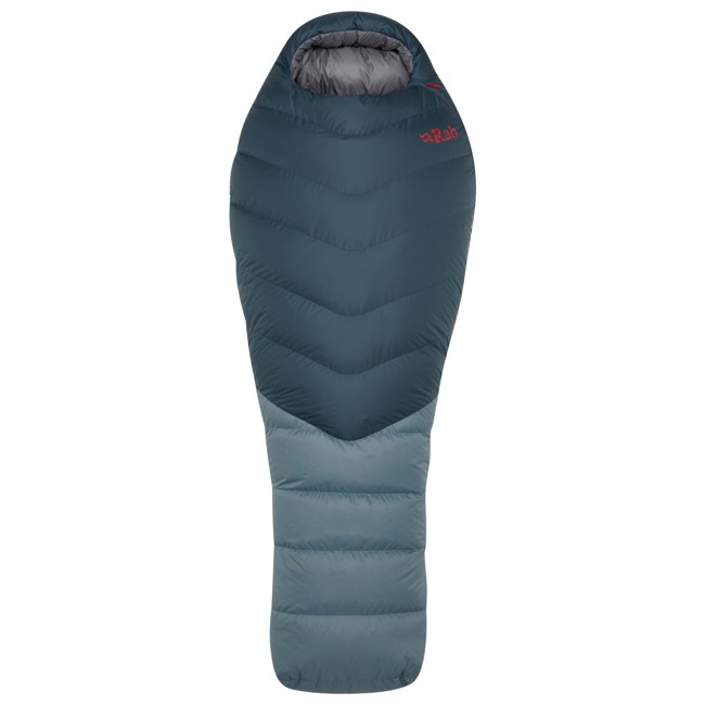 saco-cama rab alpine 800 wmns orion blue/citadel lz