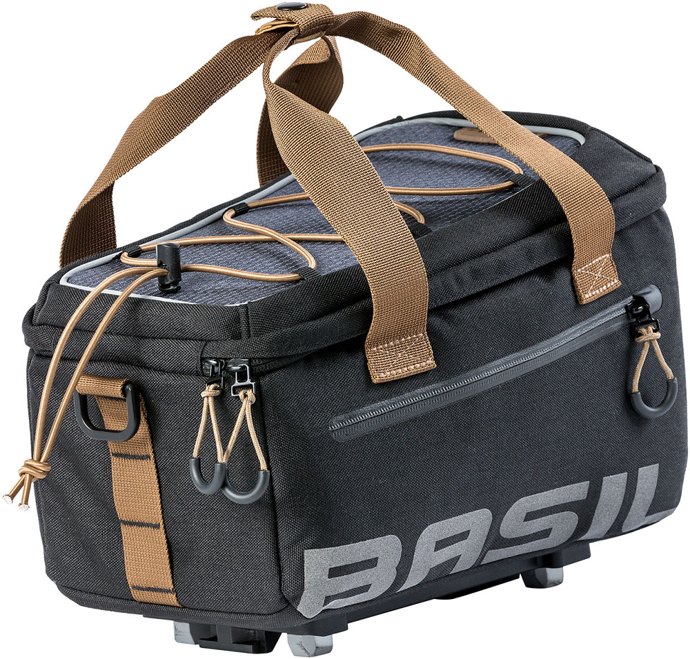 Basil Miles Carrier Bag MIK 7 liter black/brown