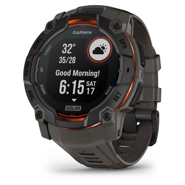 relógio garmin instinct 3 solar black charcoal 50mm