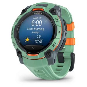 relógio garmin instinct 3 45mm amoled neo tropic