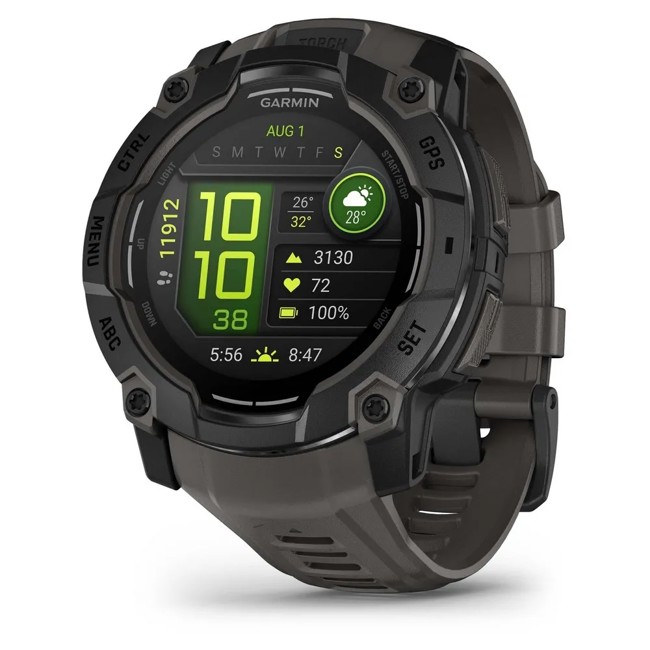 relógio garmin instinct 3 50mm amoled black charc