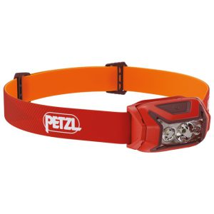 lanterna de cabeça petzl actik red