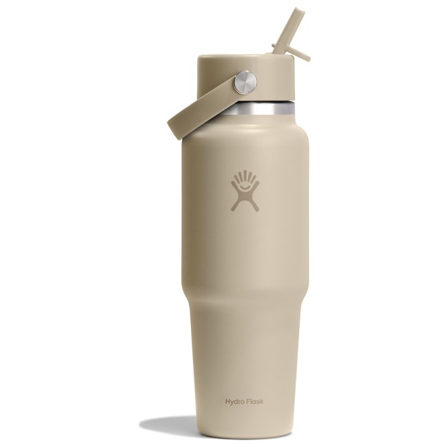 garrafa hydro flask 24 oz wide flex straw travel bottle oat