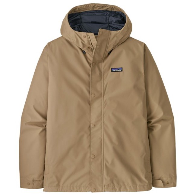 casaco patagonia jackson glacier rain jkt slab khaki