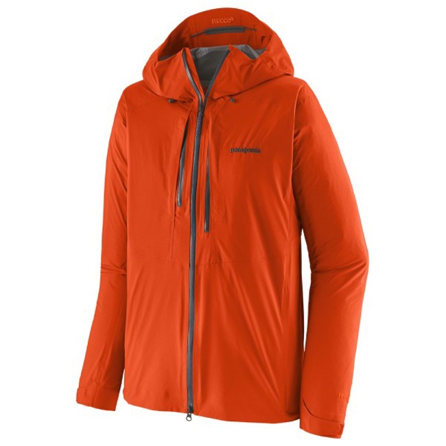 casaco patagonia m10 storm jkt pollinator orange
