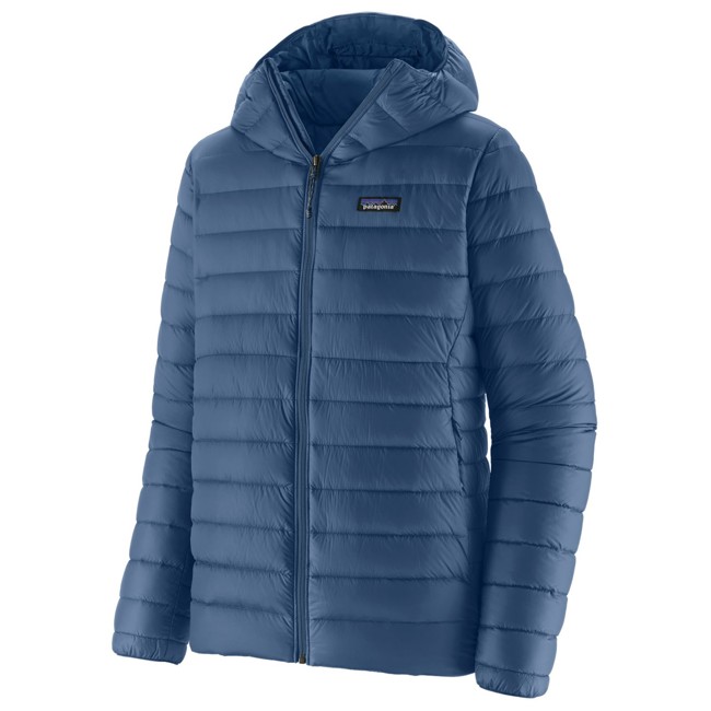 casaco patagonia down sweater hoody clement blue