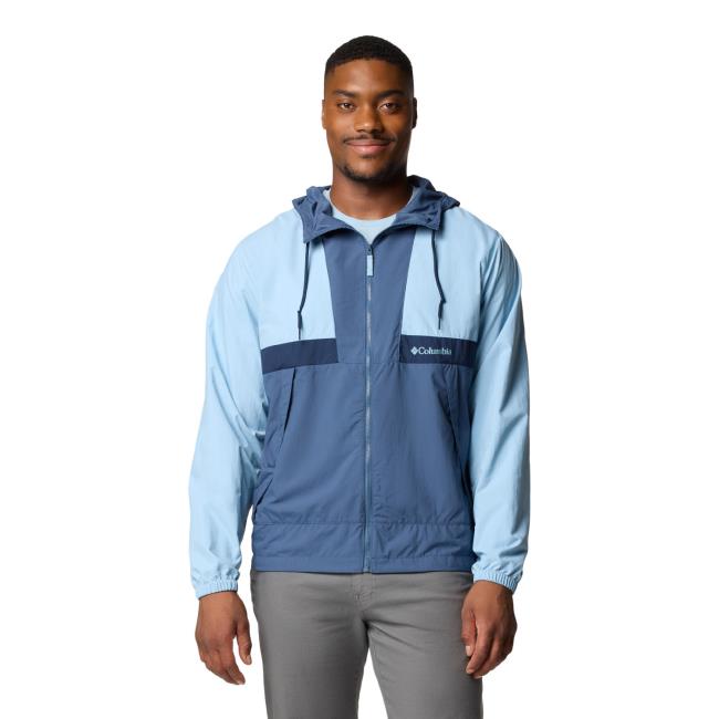 casaco columbia spire valley hooded windbreaker ripple b