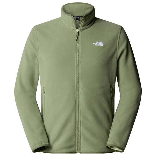 casaco the north face glacier fleece jkt bark mist