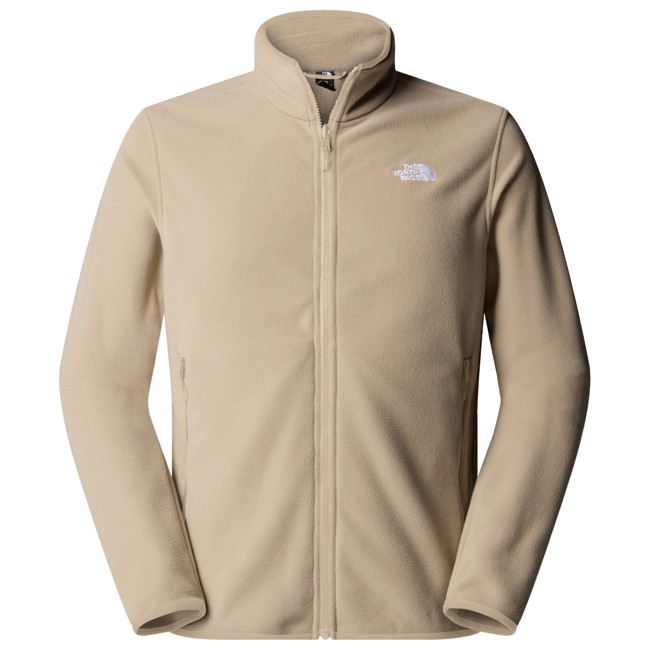 casaco the north face glacier fleece jkt mushroom grey