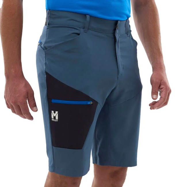 calças millet stretch short iii m dark denim