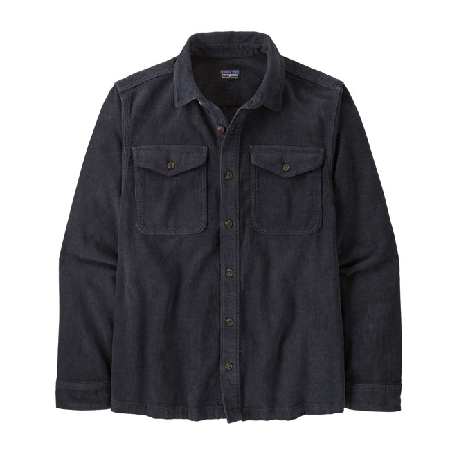 camisa patagonia corduroy shirt smolder blue